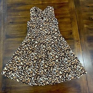 Lilt dress cheetah print